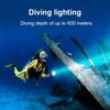 5000LM XHP120 Led Diving Flashlight IPX8 Underwater Waterproof 400M Professional Diving Torch Underwater Lighting Work Lamp