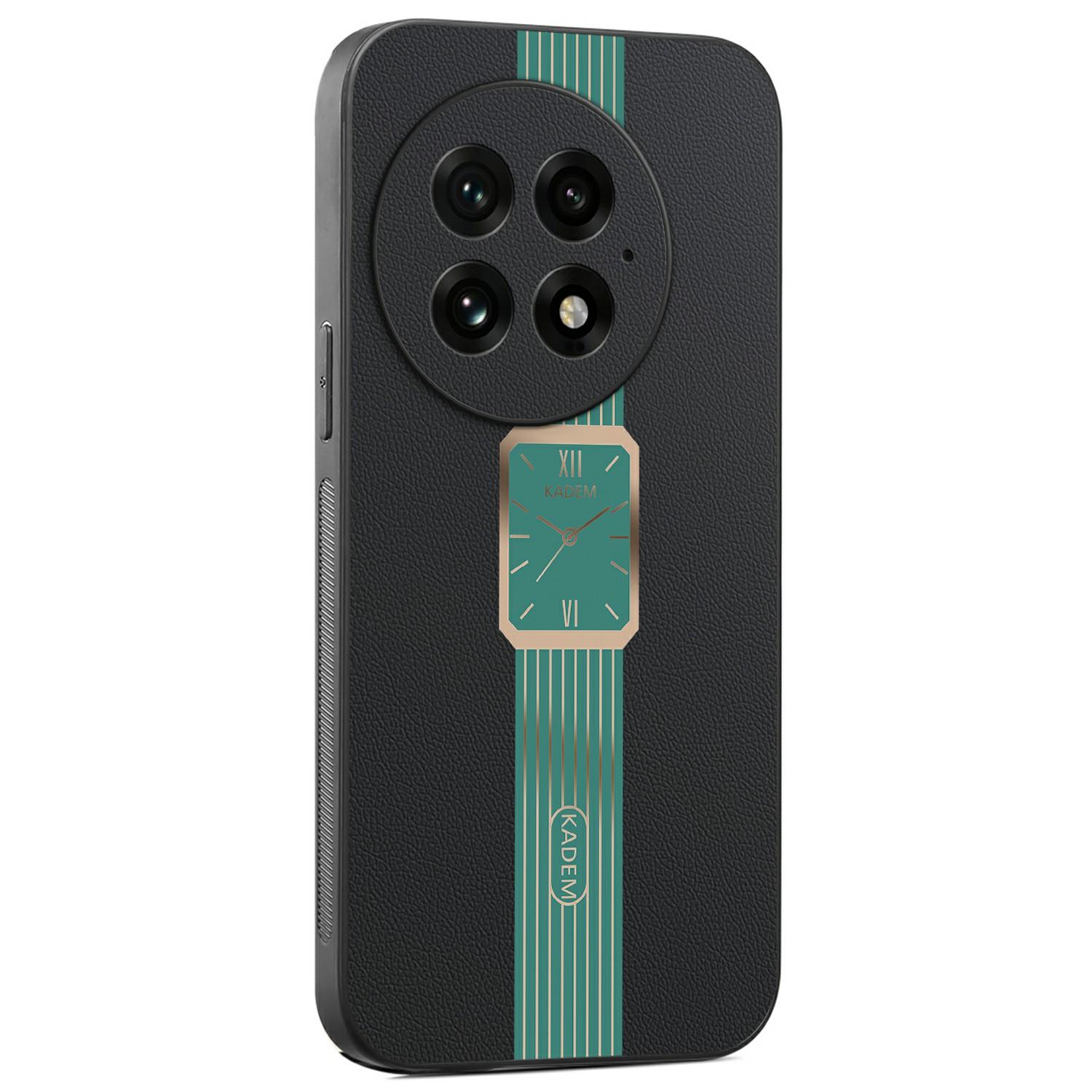 

KADEM Чехол для OnePlus 13 Кожа+ТПУ+Акрил Защита от царапин Чехол для телефона Green