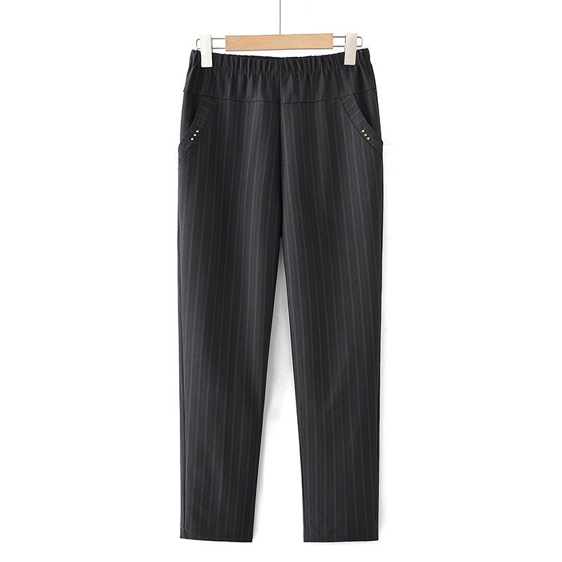 

Spring & Fall Women s Straight-Leg Pants for Middle-Aged & Elderly - Mom & Grandma Casual Loose Fit 5XL (150-165 jin)