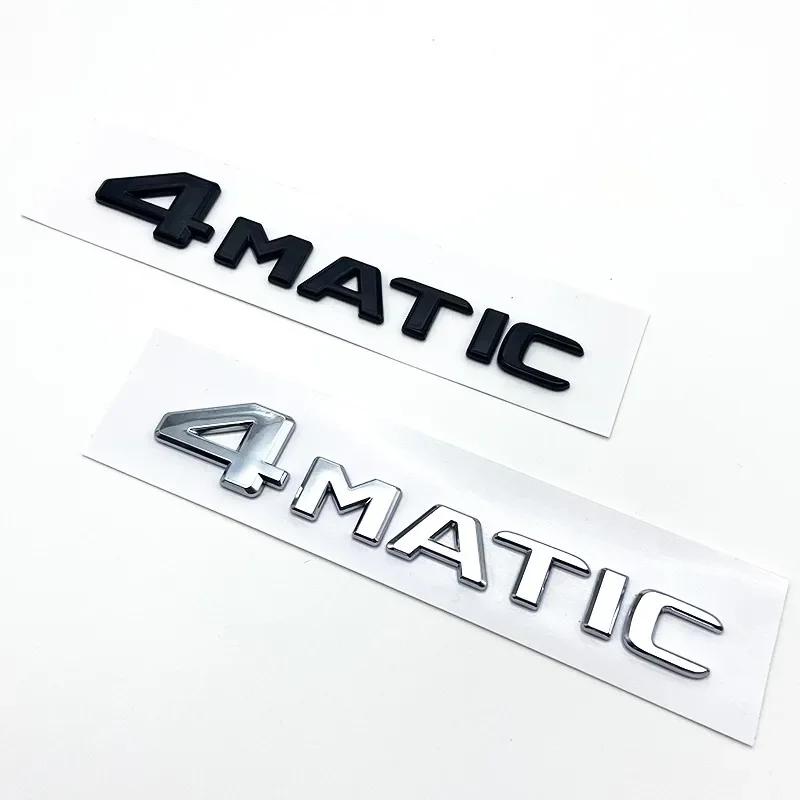 Per Mercedes Benz A B C E G S ML SL CL GLA CLA Classe AMG 4MATIC 4 MATIC Bagagliaio Cromo Nero Opaco Lettere Emblema Distintivo adesivo