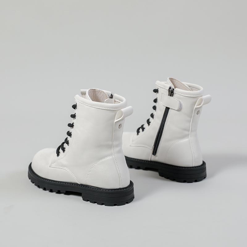 Kids  Boots Children Ankle Boots Baby Girls White  Shoes Boys Riding Boots Toddler Soft Casual Platform Autumn