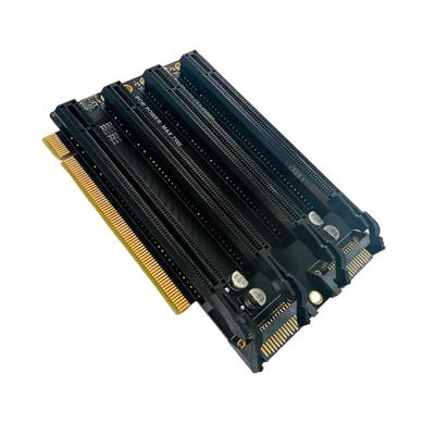 PCIe-Bifurcation X16 To X4x4x4x4 Expansion Card PCIE3.0 X16 1 To 4 Gen3 Adapter Card A Power Port Split Card PC