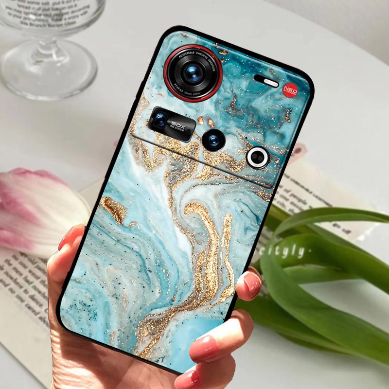 For ZTE Nubia Z70 Ultra 5G Case NX733J Shockproof Soft TPU Silicone Phone Cover For ZTE Nubia Z60S Pro 5G Z50S Pro Bumper Fundas
