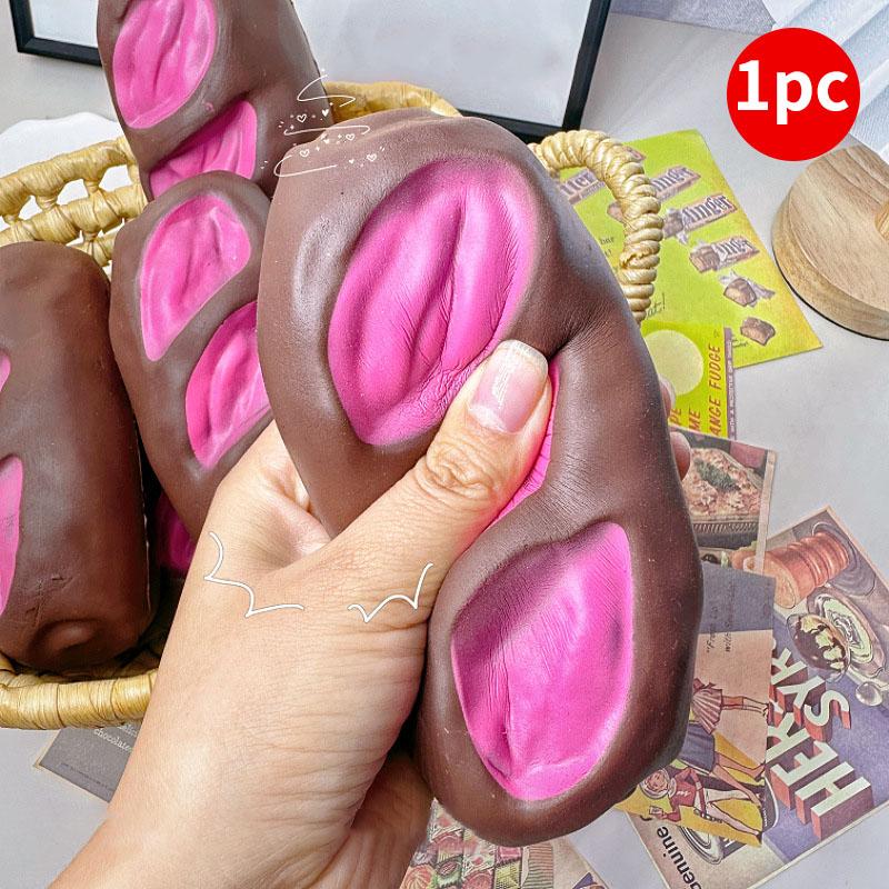 Kawaii Bread Squishy Simulated Croissant Squishies Stress Ball Soft And Slow Rebound Fidget Toy Stress Relief Toy Adult Kid Gift