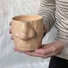Nose Picking Mug Funny Nose Mug with Finger Handle Ceramic Storage Cup with Sculpted Hand Plate Ring Holder for Home Office Decoration Gift