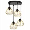 Ceiling Hanging Lamp Chandelier Gold Loft Druciak