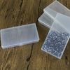 ^Clear Plastic Transparent With Lid Storage Box Collection Container Case Useful