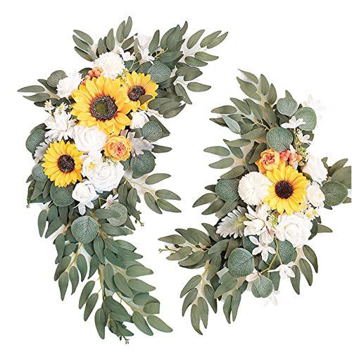 Outdoor Wedding Arch Flower Welcome Arch Door Gate Banquet Style Floral Decoration Simulation Flower Supply