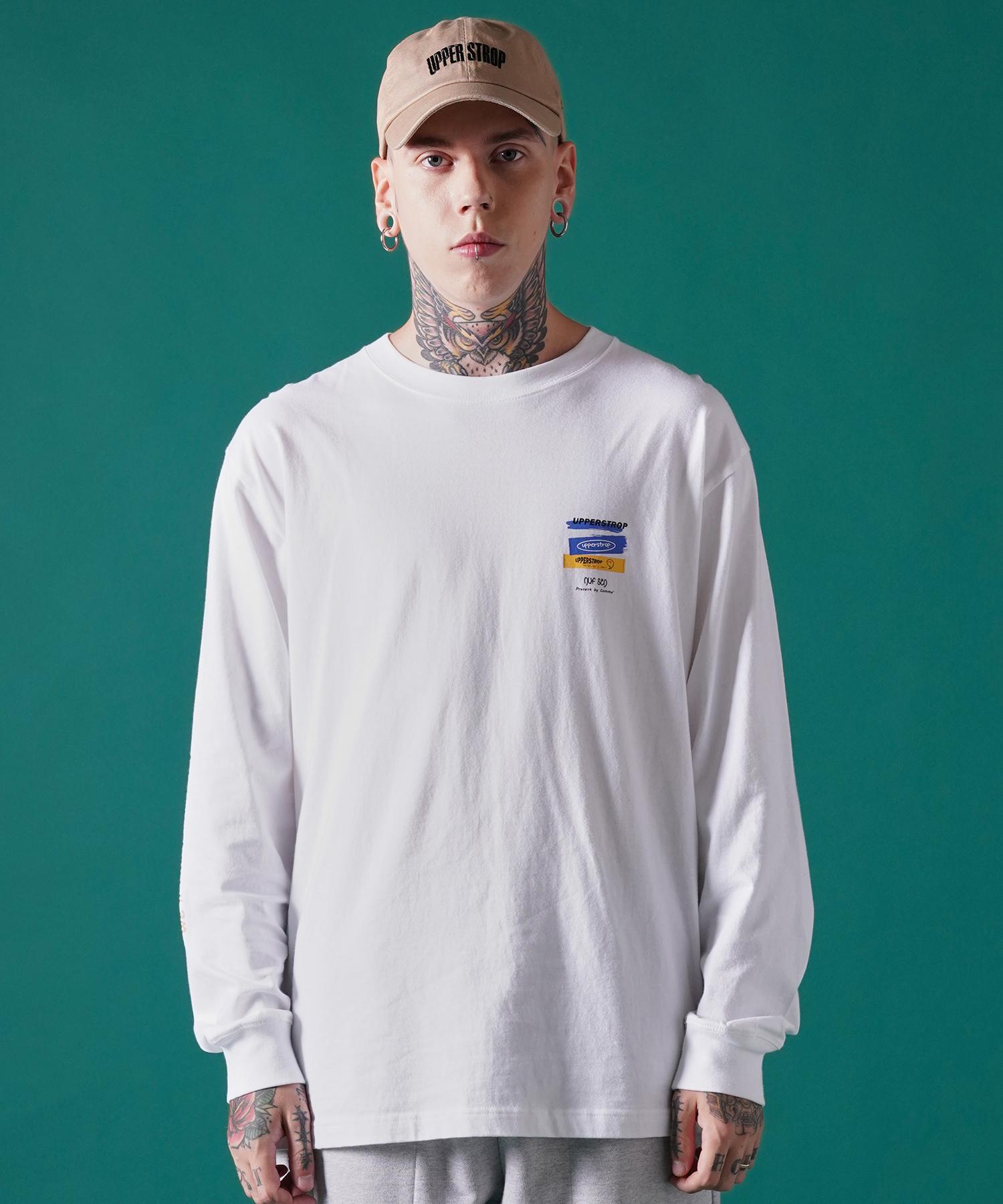 Upper Strop [Up9001] Arch Logo Graphic T-Shirt White L
