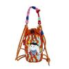 Lightweight Drawstring Crossbody Bag Cartoon Thermal Mugs Carrier Bag Nylon Shoulder Bag  Walking
