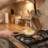 Love Shaped Breakfast Pan Non-Stick Flat Bottomed Double Side Frying Pan with Long Handle Multi-Purpose Flip Frying Pan Camping