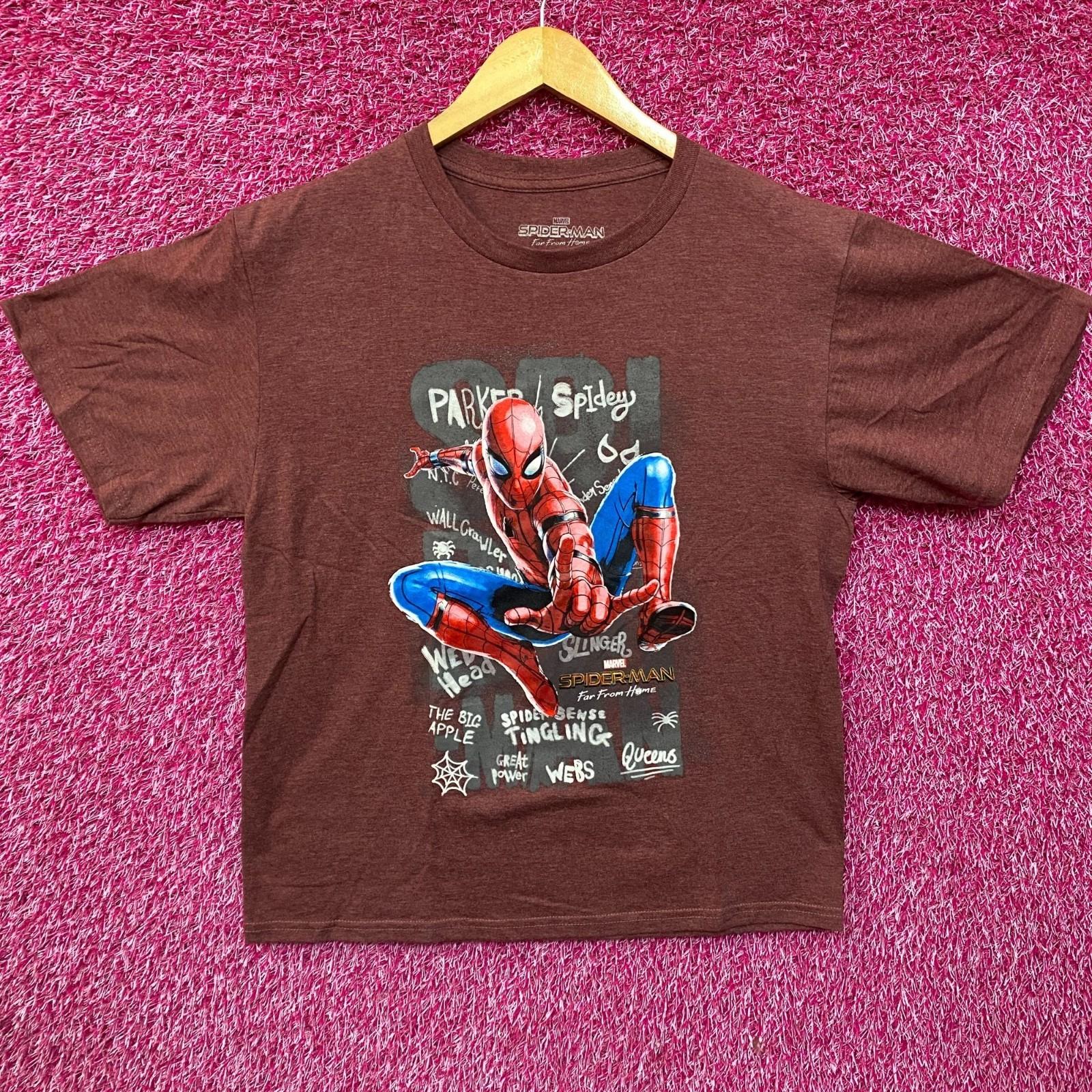 Marvel Spider-Man Far From Home Graphic Design T-Shirt XL S