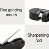 1pc Knife Sharpening Tools, Portable For Outdoor Use, Multifunctional Whetstone, Tungsten Steel Sharpener, Sharpening Rod
