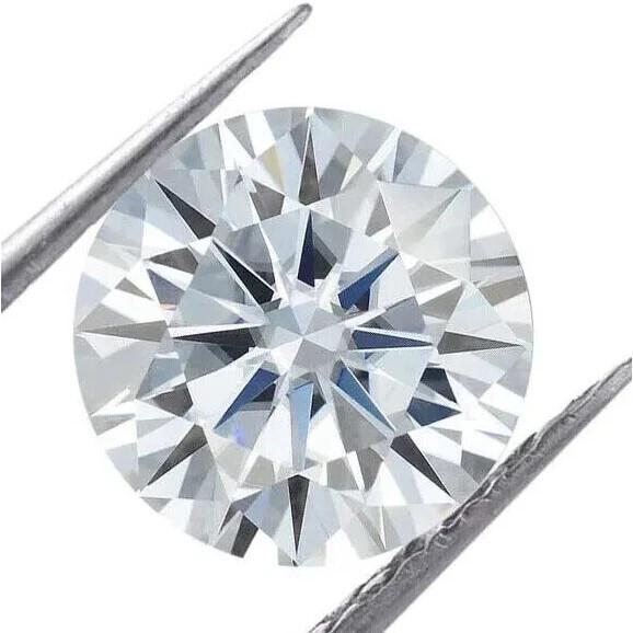 Lab-Grown 2.50Ct CVD Diamond 8.95mm Round D, Clarity FL ,Certified Loose Diamond
