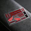 For HONDA Reflective Motorcycle Stickers, 3M Safety Warning At Night In The Dark Scooter Helmets AS1