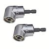 Heavy-Duty Right Angle Drill Driver Attachment - 105-Degree Quick-Change Screwdriver Adapter with Magnetic Bit Socket