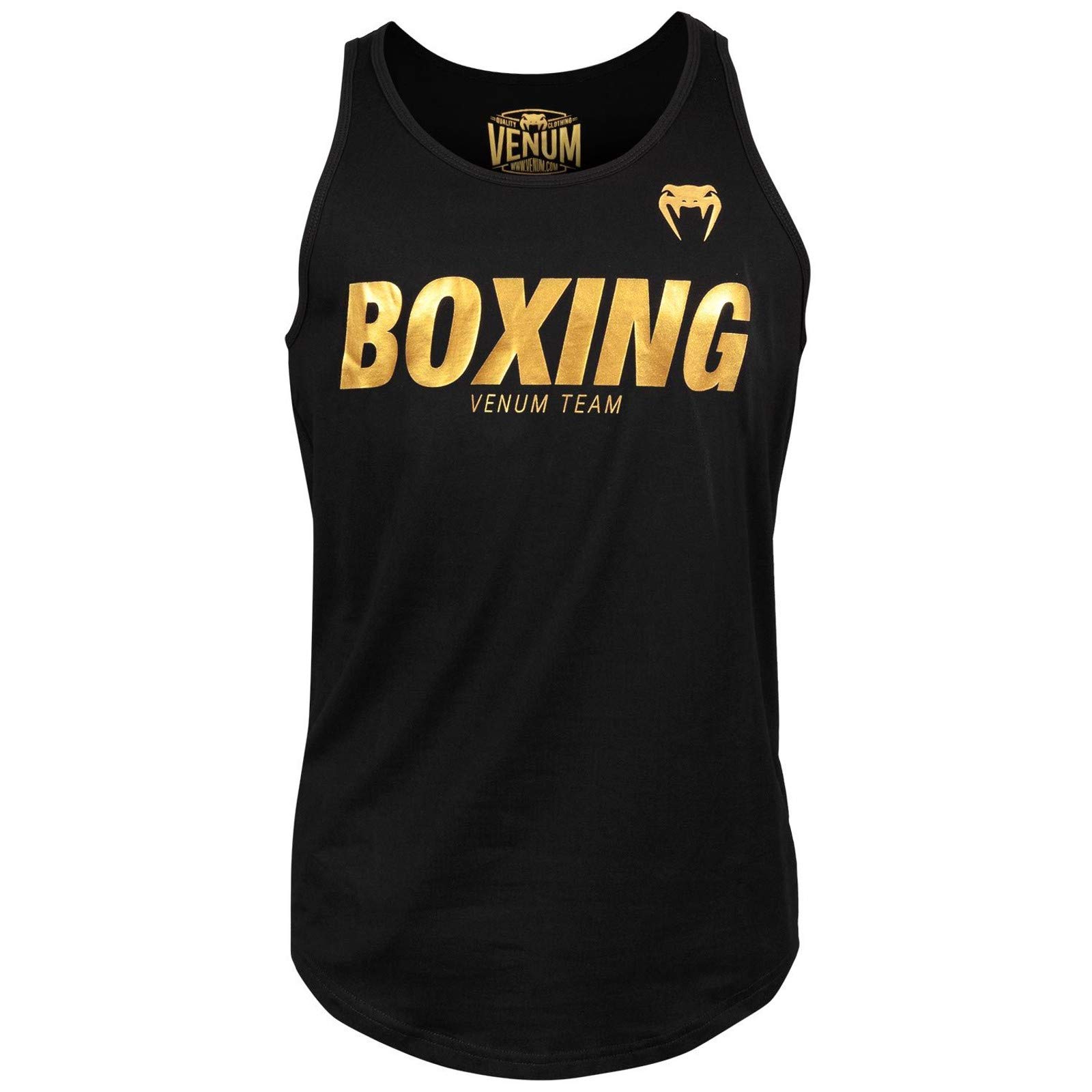 

VENUM VT Tank Top x for and Boxing (Black Gold) Training, Sports, (Size M)