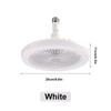 Energy-Saving Remote Control LED Ceiling Fan Lamp  for Living Room Bedroom Bottom Noise Mute E27 Base 2 In 1fans Light