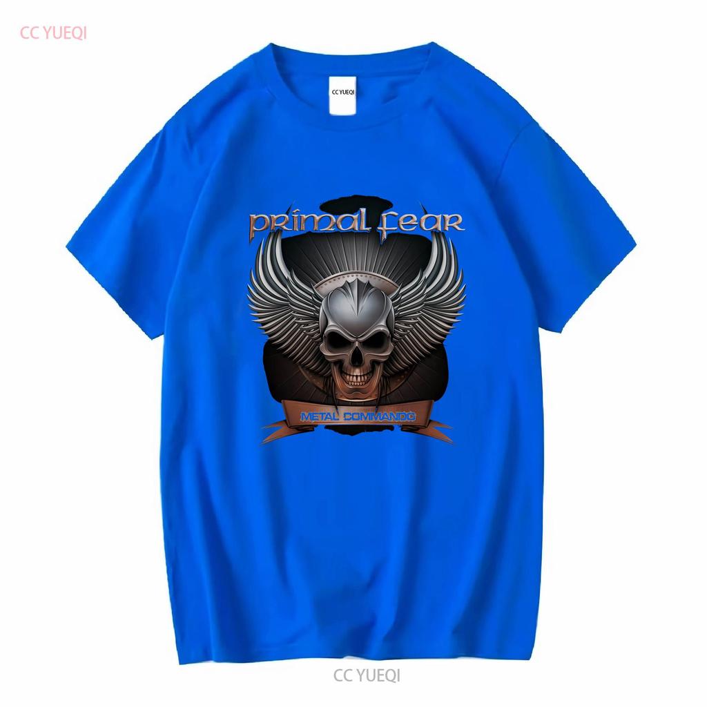 Primal Fear Metal Commando Schweres Band T-Shirt vintage gewaschen Leicht atmungsaktiv Mann Lässig Dehnbar Unisex Bequem