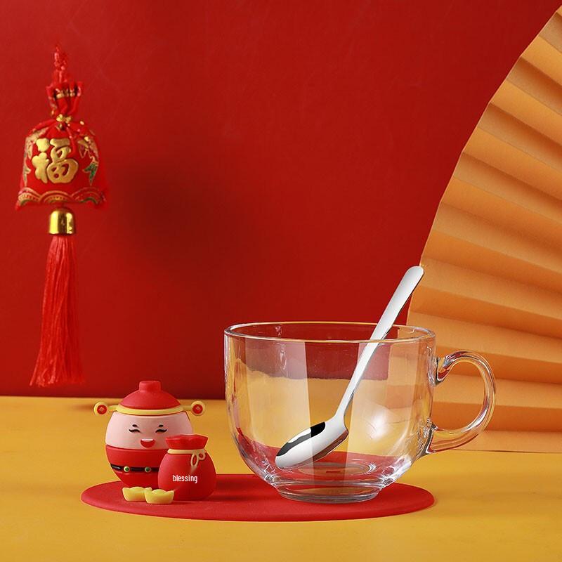 HDST Auspicious Glass Tea Cup Set