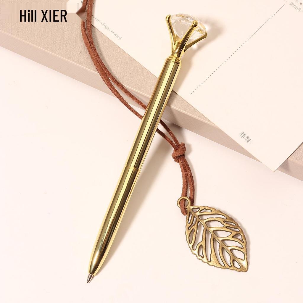 Large Crystal Diamond Metal Ballpoint Pen with Custom Logo