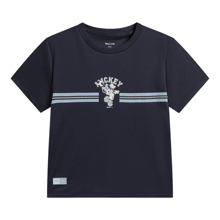 Li-Ning Comfortable Washable Round Neck Logo Letter Short Sleeve T-Shirt Women Tops AHSW344-4 M