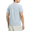 Calvin Klein Letter Print Crewneck Cotton T-Shirt Men Tops Sky-Blue J320770-C1U