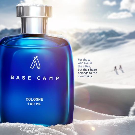 Ustraa Base Camp Cologne - 100ml - Perfume For Men | Cool, Crispy Mountain Freshness for Day & Ammunition Cologne 100 Ml | Perfume for Men