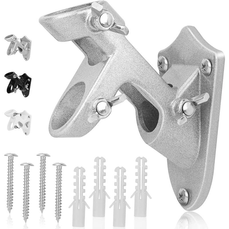 

Основание флагштока с двойным отверстием, фиксированная рама из алюминиевого сплава под углом 45 градусов