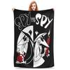 Bequeme Spy Vs Spy Decke Zubehör Raum Dekorative Überwurfdecke Weiches Flanell für Draußen