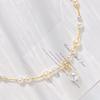 High Quality Artificial Crystal Pearl Necklace Neck Chain Sweater Chain Women'S Pendant