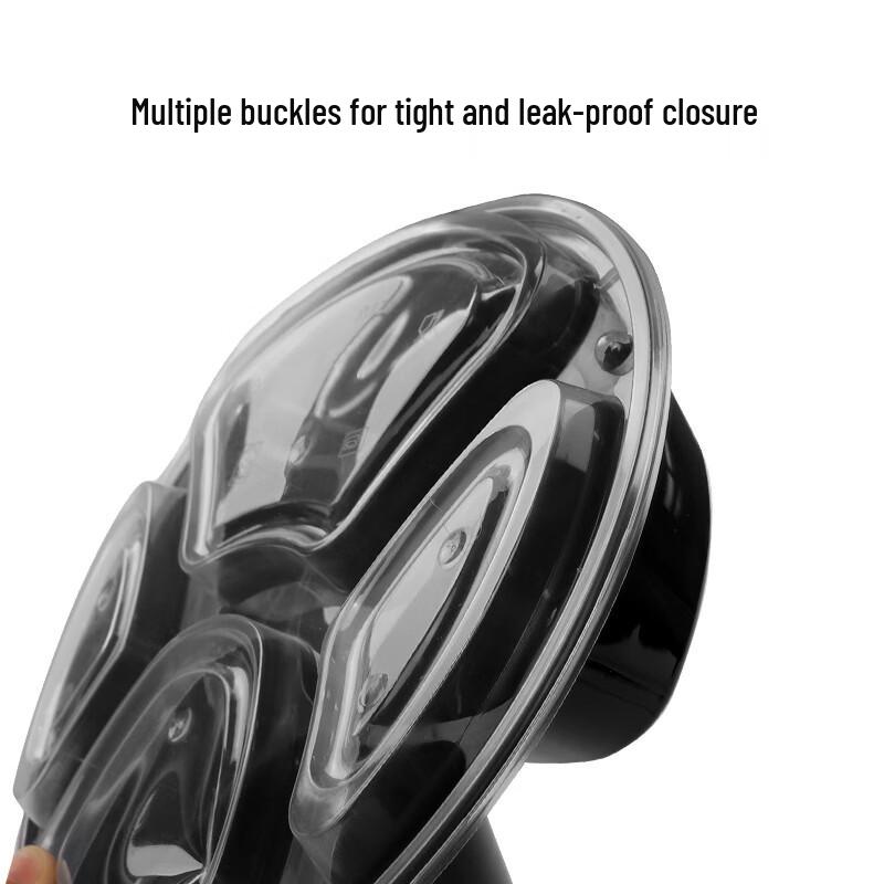 Cexuan 4-Vaks Ronde Wegwerp Lunchbox