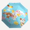 Sugar Bunnies Automatic Open/Close Umbrella-Cute Umbrella with Cute Design, Portable 3-Fold Compact Umbrella for Men & Women, Halloween Chri