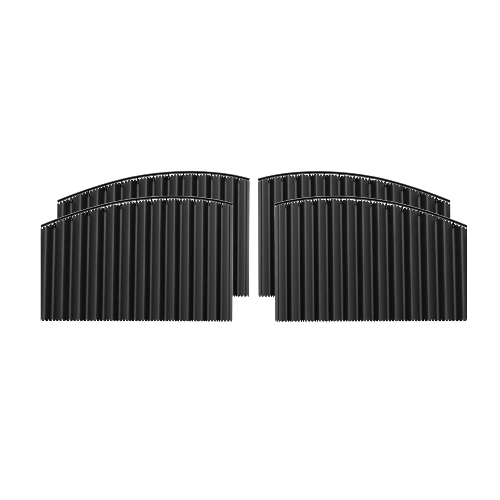 

Автомобильный солнцезащитный козырек со встроенным рельсовым направляющим, автомобильный солнцезащитный козырек, автомобильная шторка, солнцезащитный козырек на окно, теплоизоляционный солнцезащитный козырек One Size чёрный