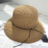New Dayan Spring and Summer Sunscreen Beach Sun Hat Ladies Papyrus Woven Straw Hat Fisherman Hat Sun Hat
