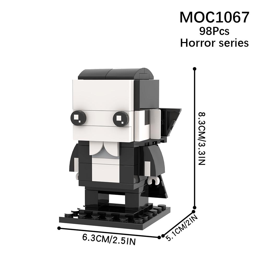 MOOXI Bricks Set Adult Toys For Children Building Blocks Model Kit For Adults MOC Block Assembling Horror Movies BrickHeadz Gift