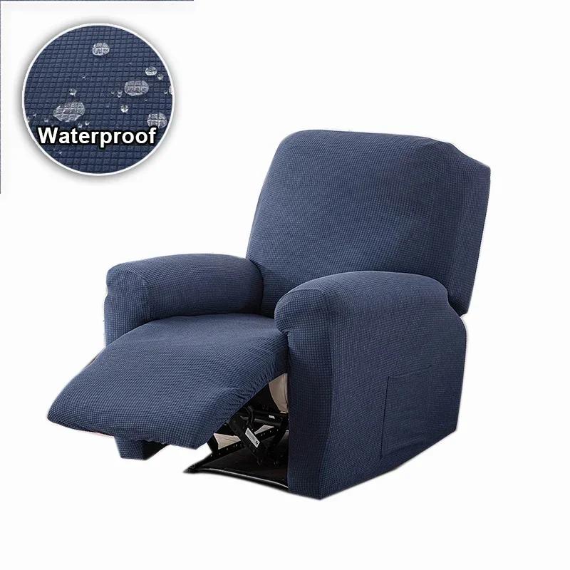 Waterproof Recliner Sofa Cover For Living Room Jacquard Sofa Slipcover Non Slip Armchair Cover Office Home Decor Couch Cover