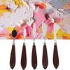 5 Pcs Painting Mixing Scraper Painting Spatula Set Palette Scraper Set Painting Tool for Canvas Painting