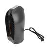 Desktop Air Heater Electric Powerful Mini Fast Radiator Fan Energy Saving Room Warmer Black