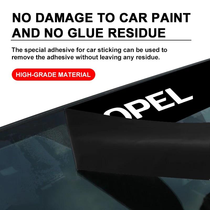 Adesivos Decorativos para Para-brisa Dianteiro de Carro Para Opel Corsa Astra Insignia Vectra Zafira Meriva Mokka Grandland Vivaro