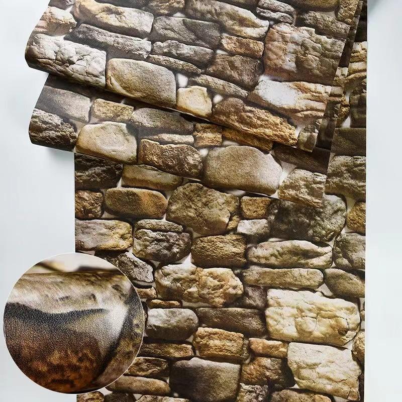 Vinyl Wallpaper  Waterproof Self-Adhesive Wallpaper  Cement Gray Countertop Contact Paper  Kitchen Bathroom Furniture Renovatio