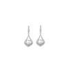 Pearl Stud Earrings Women's French Simple Water Drop Shape Ins Cold Style Fashion Earrings Versatile Temperament Earrings