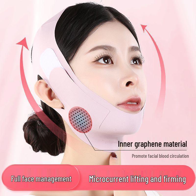 Maschera Lifting V-Face al Grafene: Soluzione Traspirante, Delicata sulla Pelle, Rassodante e Anti-Rilassamento per i Solchi Nasolabiali