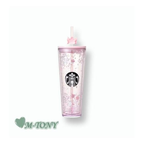 Starbucks Blooming Flower Cold Cup Tumbler Sakura SAKURA Blooming Flower Coldcup 710ml Overseas Limited Item/Not Released in
