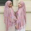 Paisley Scarf Hijab Cashmere Feeling Pashmina Shawls Tassel Hijab Head Wraps Femme Winter Scarves Foulard Bufanda