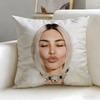 Popular Celebrity Kim Kardashian Cushion Cover Soft & Easy-Wash Pillow Case – Versatile For Couch, Bed, Travel And Office