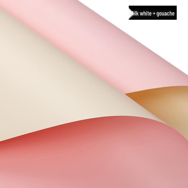 Tweekleurig Bloemenboeket Inpakpapier voor Verse Bloemen - Oya Papier