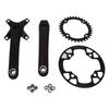 Bicycle Crankset Aluminium Alloy High Strength Lightweight Bicycle Crank Chainring Set for Mountain Bike