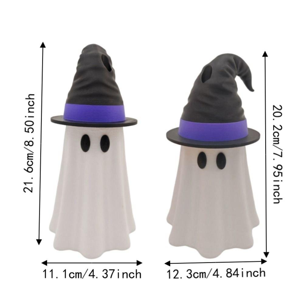 3D Printed Halloween Ghost Can Holder Spooky Ghost Beverage Sleeve Desk Ornament