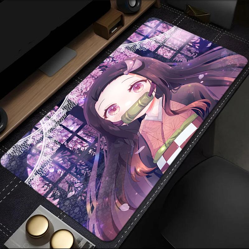 Demon Anime Group Mouse Pad, Rubber Base, Mouse Pad for Gamers and Office Use, Gaming Desk , Easy To Clean Mat Christmas fan gifts